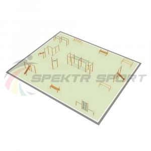 Купить Парковая площадка для Воркаут и WRK 2_76mm в Аниве 