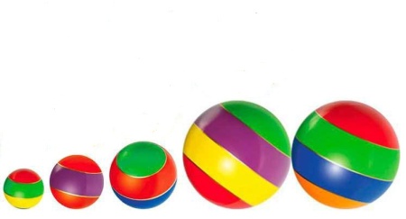 Купить Мячи резиновые (комплект из 5 мячей различного диаметра) в Аниве 