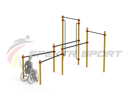 Купить Спортивный комплекс для инвалидов-колясочников WRK-D19_76mm в Аниве 