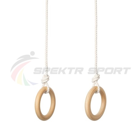 Купить Кольца гимнастические деревянные (фанера 18 мм, покрытие: эмаль, лак или пропитка) в Аниве 