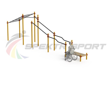 Купить Спортивный комплекс для инвалидов-колясочников WRK-D22_76mm в Аниве 