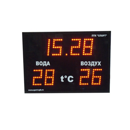 Купить Часы-термометр СТ1.13-2t для бассейна в Аниве 
