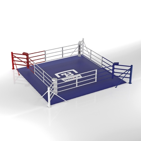 Купить Ринг боксерский напольный Totalbox на упорах 6х6м в Аниве 