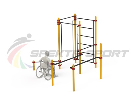 Купить Спортивный комплекс для инвалидов-колясочников WRK-D18_76mm в Аниве 