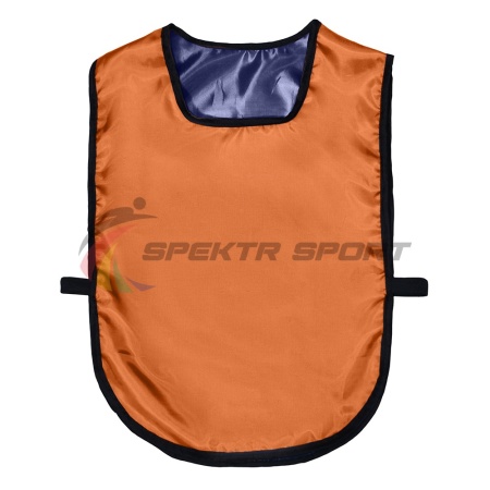 Купить Манишка футбольная двусторонняя универсальная Spektr Sport оранжево-синяя в Аниве 